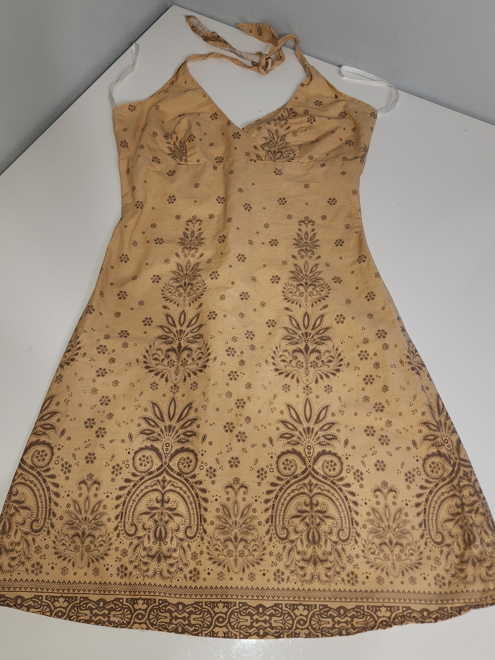 Pulse Vintage Fairycore Paisley-ornamental damask Print Size S Made In The USA